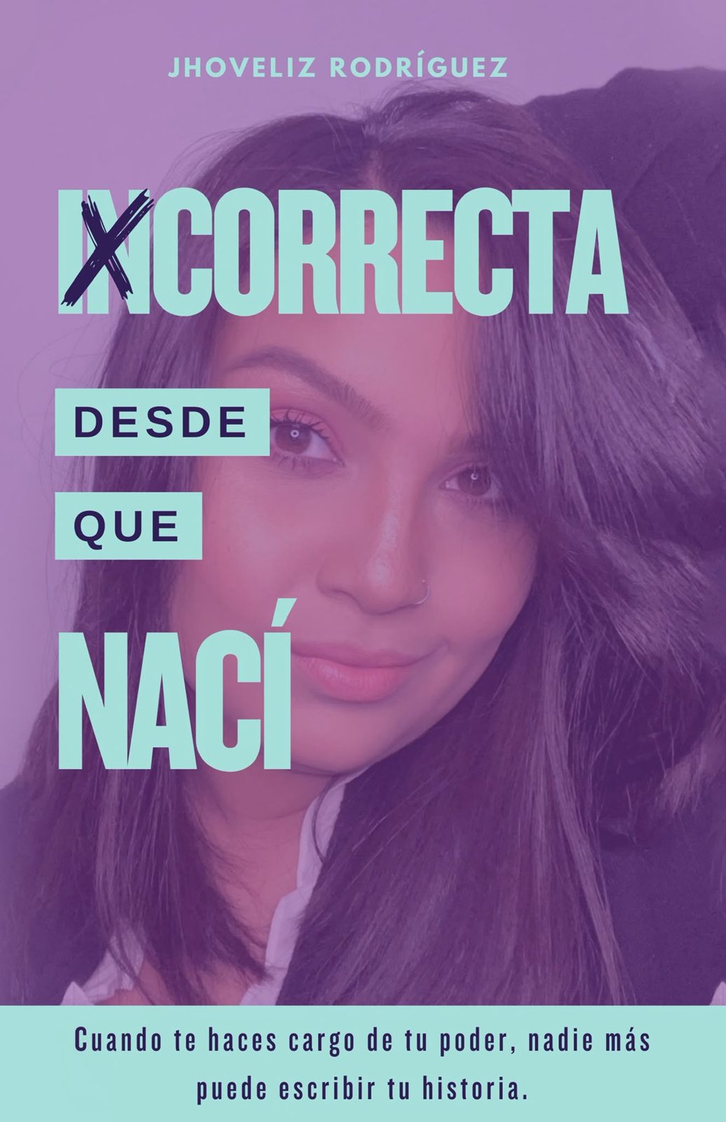 Portada del libro Incorrecta desde que nací, de Jhoveliz Rodríguez